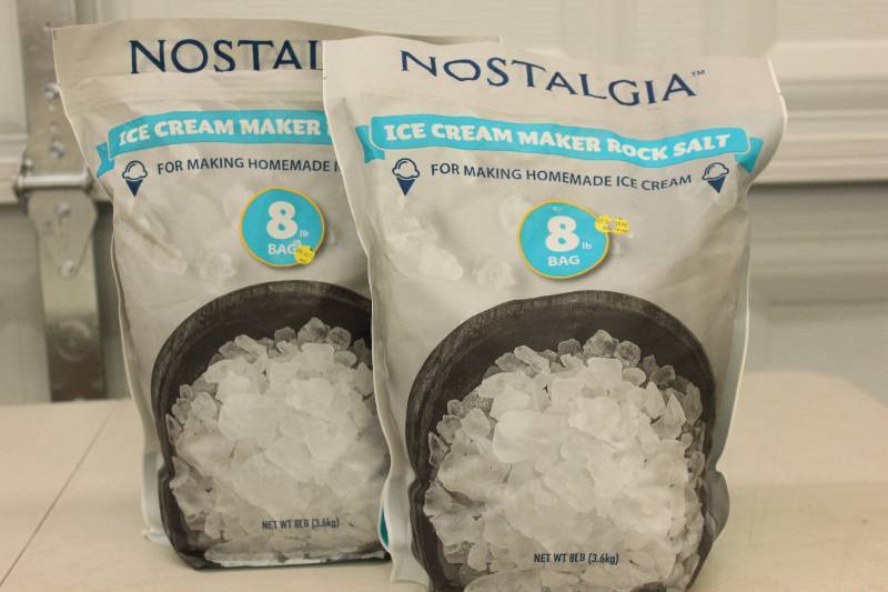 Nostalgia Rock Salt Bag, 8 Lb. Ice Cream Maker Rock Salt