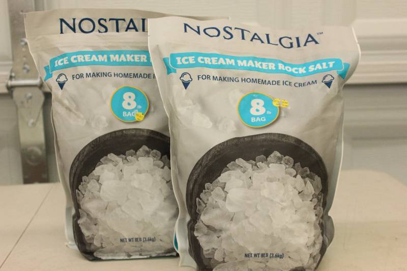 Nostalgia Electrics Old Fashioned Ice Cream Rock Salt - 4 lb box