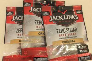 3ct Jack Links Zero Sugar Beef Jerky Original Flavor