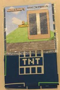 Minecraft Window Drape Curtain Childs Bedroom Panels Pair 82 x 63 NIP MSRP $20.00