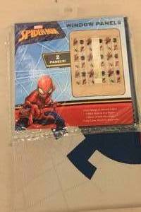 Spider-Man Kids Window Drapes, 82 x 63, Microfiber, Red, Marvel MSRP $20.00