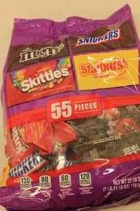 Fun Size Candy Multipack 55pc M&Ms, Skittles, Snickers, Starbursts