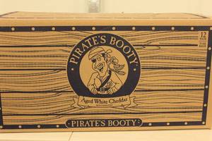 6ct Pirates Booty Rice & Corn Puffs 12-Pack Aged White Cheddar Flavor
