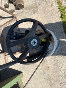 Bucket with misc  2 car jacks