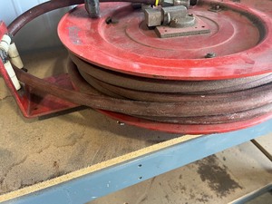 Hose reel with hose