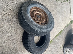 5 misc tires and wheels