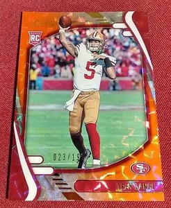 lot 11 image: 2021 Absolute Trey Lance Rookie Card - #d199