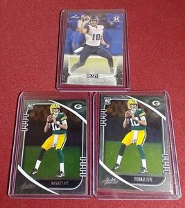 lot 21 image: (3) Jordan Love Rookie Cards