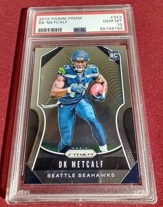 lot 23 image: 2019 Panini Prizm DK Metcalf Rookie Card - PSA 10