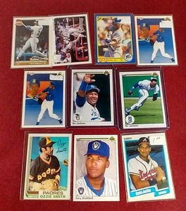 lot 29 image: 10 Card Baseball Lot - Griffey & Stars