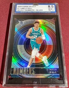 lot 35 image: 2020 Select LaMelo Ball Silver Rookie Card - ISA 8.5