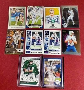 lot 44 image: (10) 2021 Zach Wilson Rookie Cards