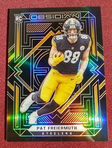 lot 49 image: 2021 Obsidian Pat Freiermuth Rookie Card - #d75