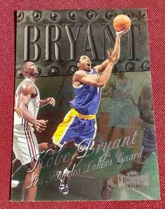 lot 51 image: 1998-99 Metal Universe Kobe Bryant Card