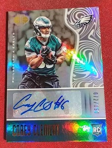 lot 56 image: 2017 Illusions Corey Clement Autograph Rookie Card - #d150