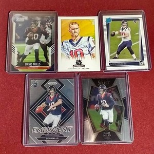 lot 73 image: (5) 2021 Davis Mills Rookie Cards - Includes a Premier Level