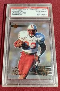 lot 76 image: 2000 Collectors Edge Ron Dayne - PSA 10 #d5000