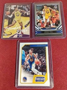 lot 79 image: (3) Jordan Poole Rookie Cards