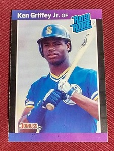 lot 83 image: 1989 Donruss Ken Griffey Jr. Rookie Card