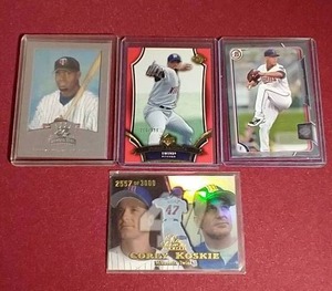 lot 93 image: (4) Numbered Twins Cards - Santana, Berrios Prospect, Etc.