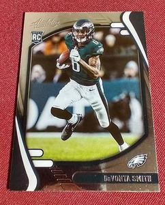 lot 100 image: 2021 Absolute DeVonta Smith Rookie Card