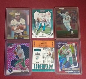 lot 106 image: (6) Dan Marino Cards