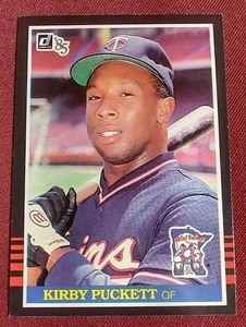 lot 114 image: 1985 Donruss Kirby Puckett Rookie Card