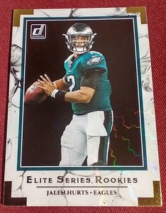 lot 117 image: 2020 Donruss Jalen Hurts Elite Series Rookies