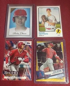 lot 120 image: (4) Shohei Ohtani Cards