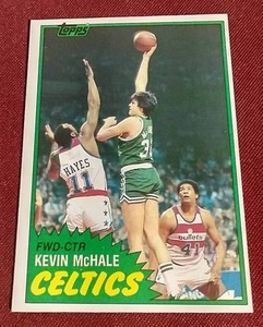 lot 129 image: 1981-82 Topps Kevin McHale Rookie Card