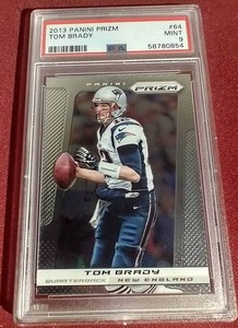 lot 142 image: 2013 Prizm Tom Brady - PSA 9