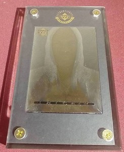 lot 144 image: INSANE UD Authenticated Michael Jordan Rare Air Encased Metallic Card - RARE