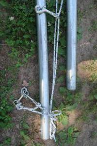 lot 27 image: ALUMINUM FLAG POLE