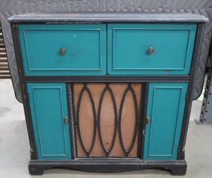lot 50 image: REFERBED STEREO CABINET