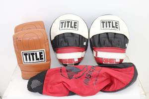 lot 12 image: Title Boxing Gloves & Trainers