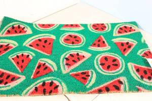 lot 42 image: Sun Squad 30 x 18 Doormat Watermeloms
