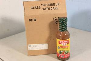 lot 124 image: 6-pack Bragg Oil-Free Vinaigrette Dressing and Marinade With Apple Cider Vinegar