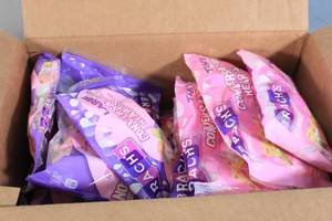 lot 125 image: Box of Assorted Brachs Conversation Hearts, Large and Tiny