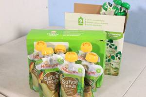 lot 217 image: Assorted Toddler Nutritional Fruit and Vegetable Puree Pouches