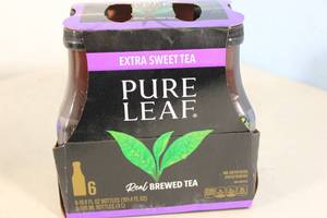lot 122 image: 6-Pack Pure Leaf Extra Sweet Tea