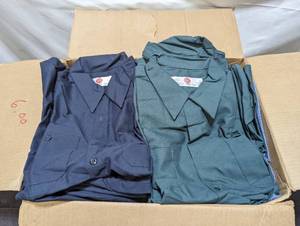 Box Of Misc. New G&K Buttoned-Down Short-Sleeved Shirts