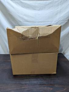 Two Boxes Of Misc. New G&K Navy Work Pants