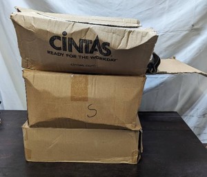 Three Boxes Of Misc. New G&K Jeans And Pants