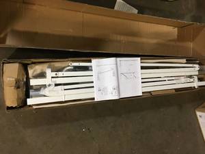 lot 25 image: 8 ft. x 10 ft. Outdoor Manual Retractable Awning Cover Patio Sun Shade Customer Returns See Pictures