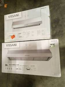 lot 45 image: Lot of 2 Assorted Vissani Range Hood  Customer Returns See Pictures
