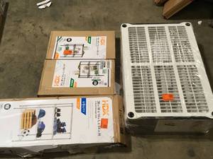 lot 49 image: Lot of Assorted Shelving and Hardware Various Models and Conditions  Customer Returns See Pictures
