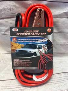 lot 25 image: 10 Gauge Booster Cable