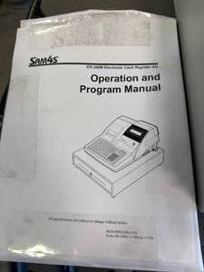 lot 52 image: SAM4s Electric Cash Register