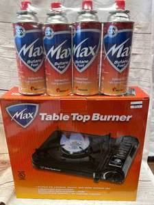 lot 79 image: Table Top Burner & Fuel