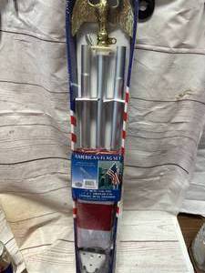 lot 84 image: 6 Foot Tall Flagpole Kit